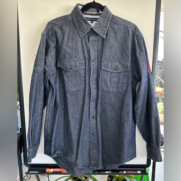 Tommy Hilfiger Other - Tommy Hilfiger Long Sleeve Denim Shirt Men’s Medium
